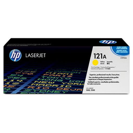 Picture of HP C9702A (HP 121A) Yellow Toner Cartridge (4000 Yield)