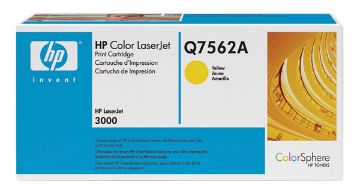 Show details for HP Q7562A (HP 314A) Yellow Toner Cartridge (3500 Yield) Picture of HP Q7562A (HP 314A) Yellow Toner Cartridge (3500 Yield)