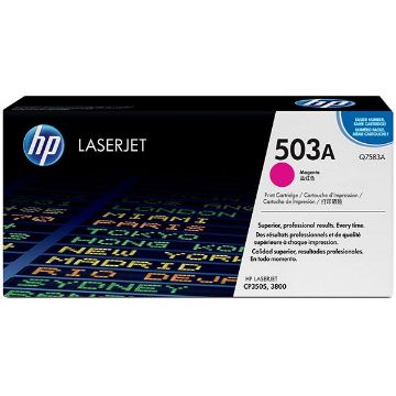 Show details for HP Q7583A (HP 503A) Magenta Toner Cartridge (6000 Yield) Picture of HP Q7583A (HP 503A) Magenta Toner Cartridge (6000 Yield)