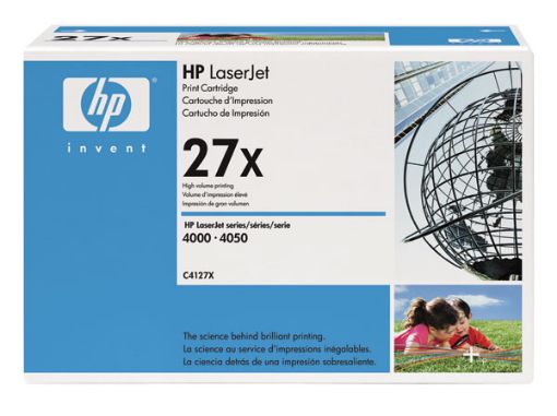 Picture of HP C4127X (HP 27X) High Yield Black Toner Cartridge (10000 Yield)