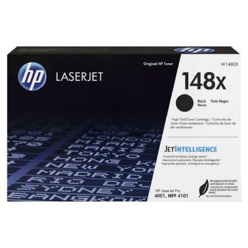 Picture of HP W1480X (HP 148X) High Yield Black Laser Toner Cartridge (9500 Yield)