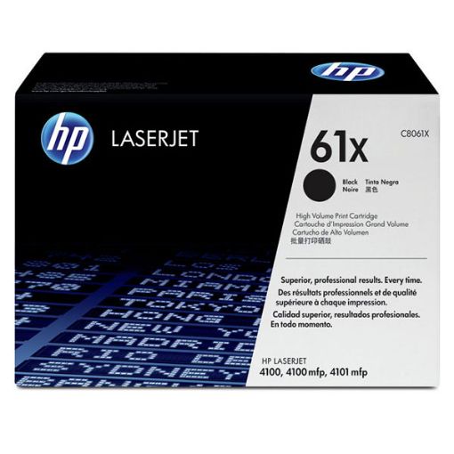 Picture of HP C8061X (HP 61X) High Yield Black Toner Cartridge (10000 Yield)