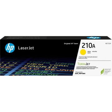 Show details for HP W2102A (HP 210A) Yellow Toner Cartridge (1,800 Yield) Picture of HP W2102A (HP 210A) Yellow Toner Cartridge (1,800 Yield)
