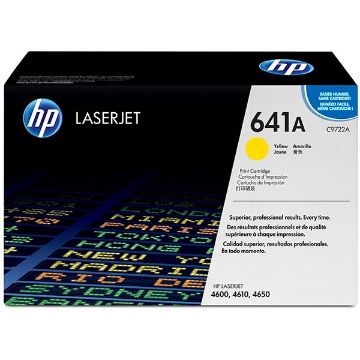 Show details for HP C9722A (HP 641A) Yellow Toner Cartridge (8000 Yield) Picture of HP C9722A (HP 641A) Yellow Toner Cartridge (8000 Yield)