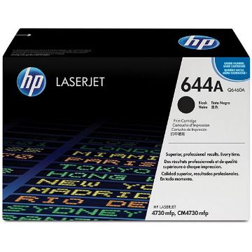 Show details for HP Q6460A (HP 644A) Black Toner Cartridge (12000 Yield) Picture of HP Q6460A (HP 644A) Black Toner Cartridge (12000 Yield)