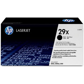 Show details for HP C4129X (HP 29X) High Yield Black Toner Cartridge (10000 Yield) Picture of HP C4129X (HP 29X) High Yield Black Toner Cartridge (10000 Yield)