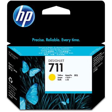 Show details for HP CZ132A (HP 711A) Yellow Inkjet Cartridge (150 ml) Picture of HP CZ132A (HP 711A) Yellow Inkjet Cartridge (150 ml)