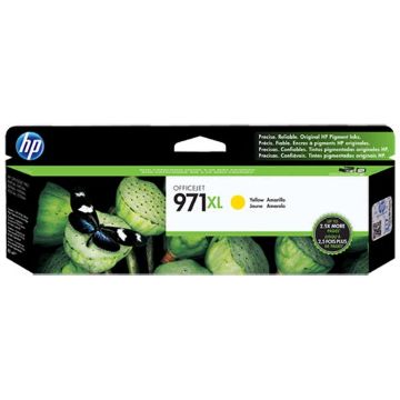 Show details for HP CN628AM (HP 971XL) High Yield Yellow Ink Cartridge (6600 Yield) Picture of HP CN628AM (HP 971XL) High Yield Yellow Ink Cartridge (6600 Yield)