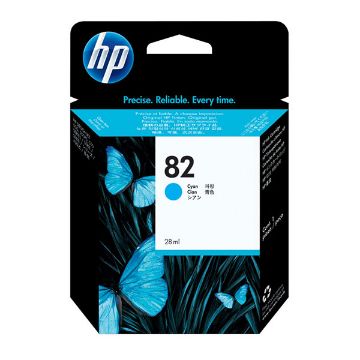 Show details for HP CH566A (HP 82) Cyan Inkjet Cartridge (28 Yield) Picture of HP CH566A (HP 82) Cyan Inkjet Cartridge (28 Yield)