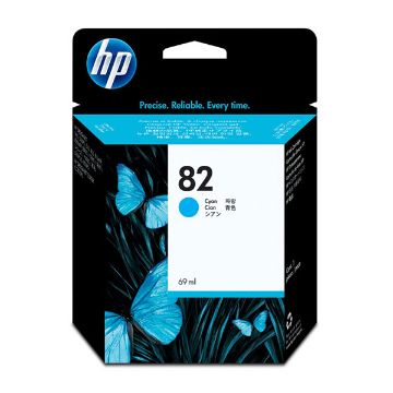 Show details for HP C4911A (HP 82) Cyan Inkjet Cartridge (69 Yield) Picture of HP C4911A (HP 82) Cyan Inkjet Cartridge (69 Yield)