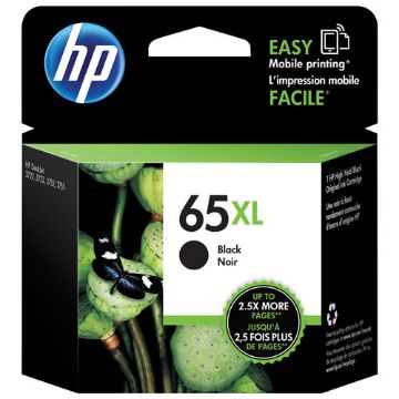 Show details for HP N9K04AN (HP 65XL) High Yield Black Inkjet Cartridge (330 Yield) Picture of HP N9K04AN (HP 65XL) High Yield Black Inkjet Cartridge (330 Yield)