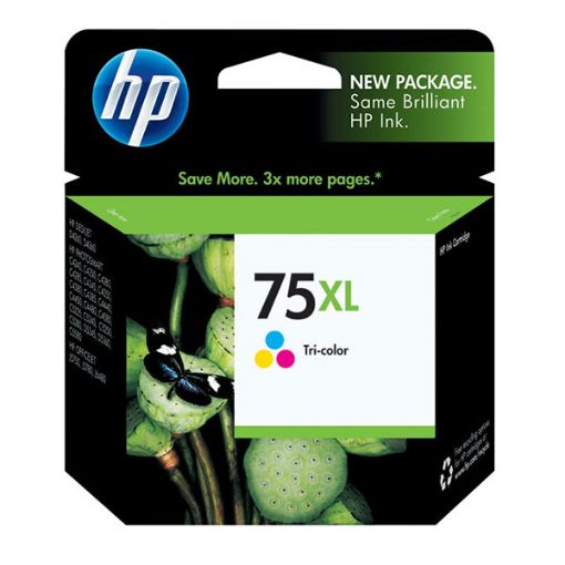 Picture of HP CB338WN (HP 75) High Yield Tri-Color Inkjet Cartridge (520 Yield)