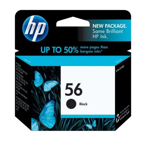 Picture of HP C6656AN (HP 56) Black Inkjet Cartridge (450 Yield)