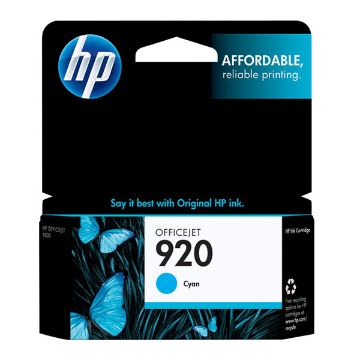 Show details for HP CH634AN (HP 920) Cyan Inkjet Cartridge (300 Yield) Picture of HP CH634AN (HP 920) Cyan Inkjet Cartridge (300 Yield)