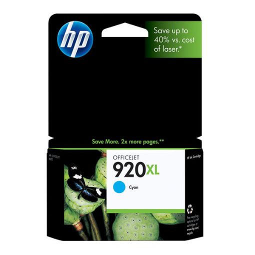 Picture of HP CD972AN (HP 920XL) High Yield Cyan Inkjet Cartridge (700 Yield)