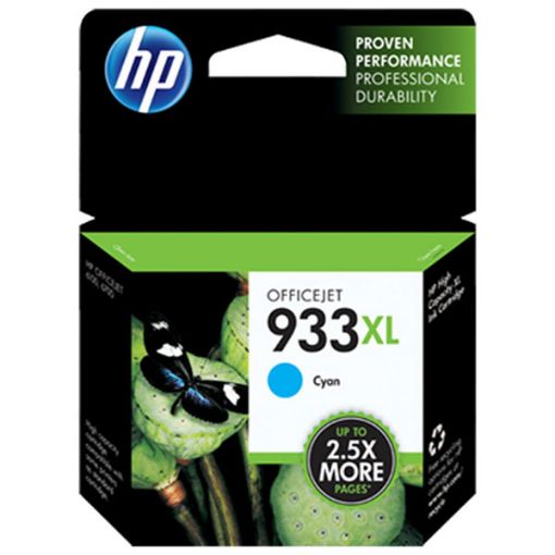 Picture of HP CN054AN (HP 933XL) High Yield Cyan Inkjet Cartridge (825 Yield)