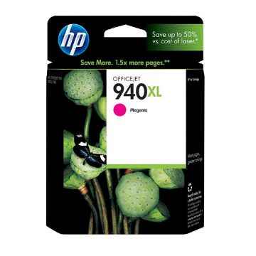 Show details for HP C4908AN (HP 940XL) Magenta Inkjet Cartridge (1400 Yield) Picture of HP C4908AN (HP 940XL) Magenta Inkjet Cartridge (1400 Yield)
