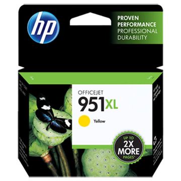 Show details for HP CN048AN (HP 951XL) High Yield Yellow Inkjet Cartridge (1500 Yield) Picture of HP CN048AN (HP 951XL) High Yield Yellow Inkjet Cartridge (1500 Yield)