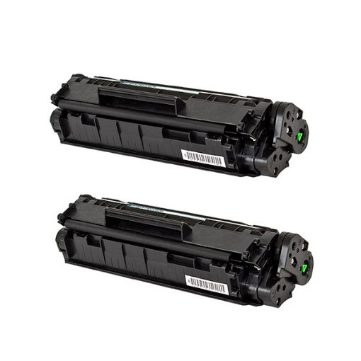 Picture of Compatible Q2612AD (HP 12A) Black Toner Cartridges (2 pack) (4000 Yield)