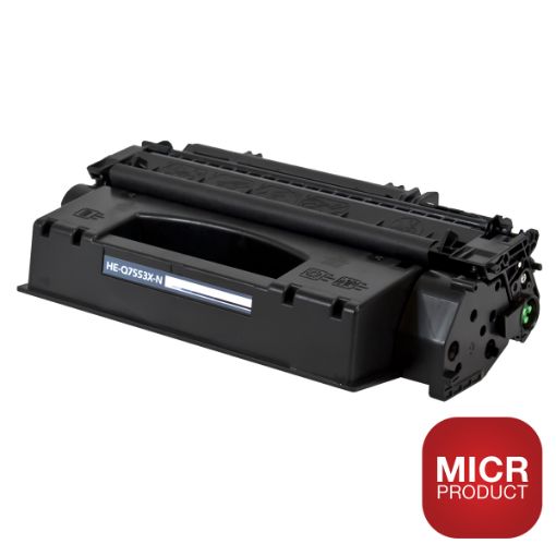 Picture of Compatible MICR Q7553X (HP 53X) High Yield Black Toner Cartridge (7000 Yield)