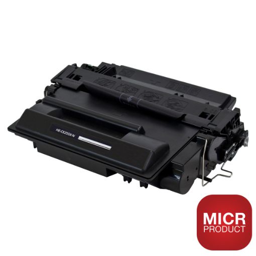 Picture of Compatible MICR CE255X (HP 55X) High Yield Black Toner Cartridge (12500 Yield)