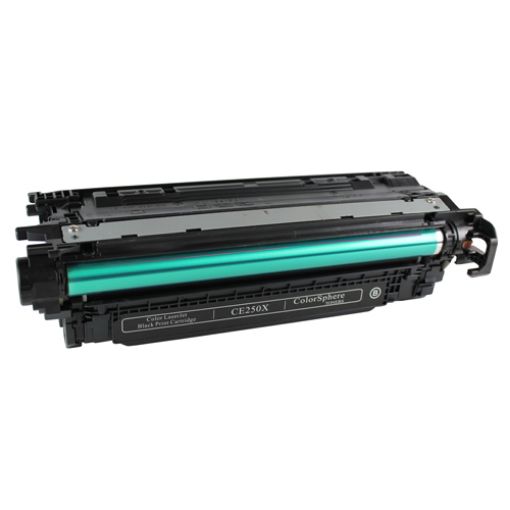 Picture of Compatible CE250X (HP 504X) High Yield Black Toner Cartridge (11000 Yield)