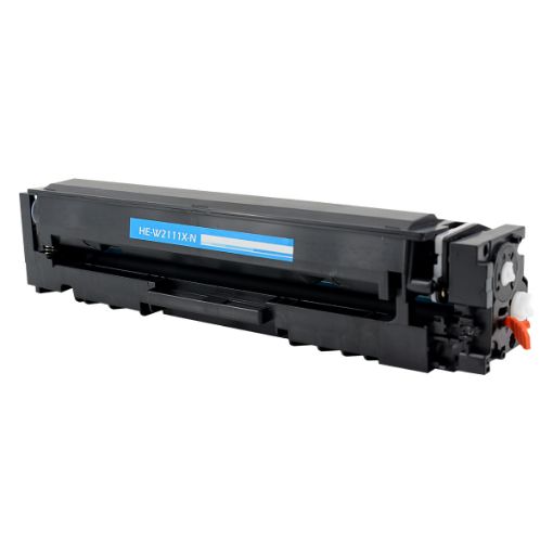 Picture of Compatible W2111X (HP 206X) High Yield Cyan Toner Cartridge (2450 Yield), No Chip