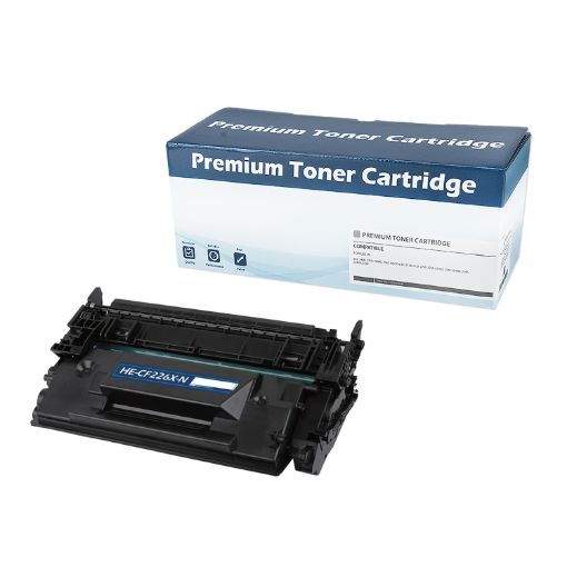 Picture of Compatible CF226X (HP 26X) High Yield Black Toner Cartridge (9000 Yield)