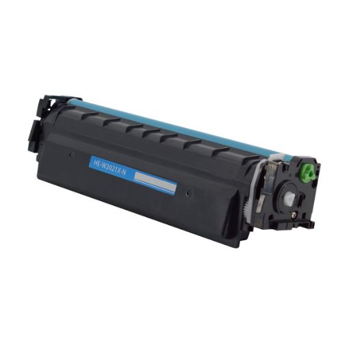 Picture of Compatible W2021X (HP 414X) High Yield Cyan Toner Cartridge (6000 Yield), No Chip