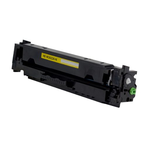 Picture of Compatible W2022A (HP 414A) Yellow Toner Cartridge (2100 Yield), No Chip
