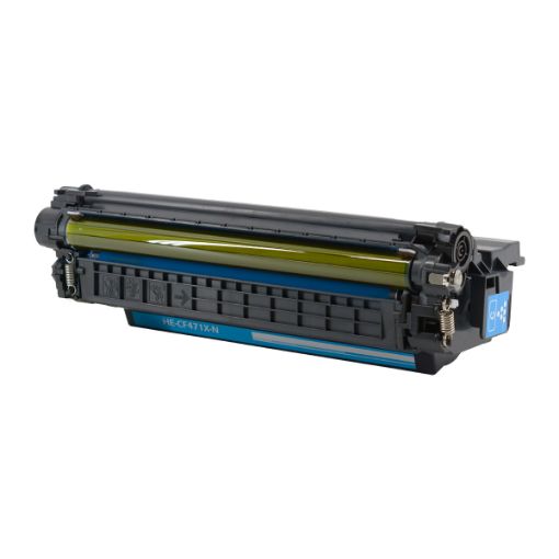 Picture of Compatible CF471X (HP 657X) High Yield Cyan Toner Cartridge (23000 Yield)