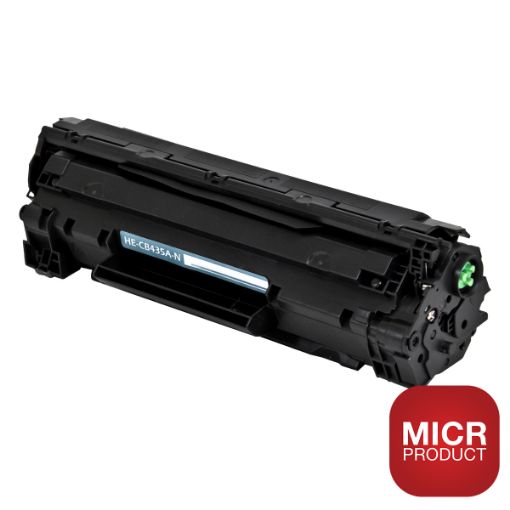 Picture of Compatible MICR CB435A (HP 35A) Black Toner Cartridge (1500 Yield)