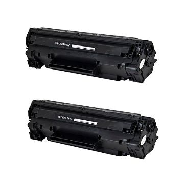 Show details for Compatible CE285AD (HP 85A) Black Toner Cartridges (2 pack) (3,200 Yield) Picture of Compatible CE285AD (HP 85A) Black Toner Cartridges (2 pack) (3,200 Yield)
