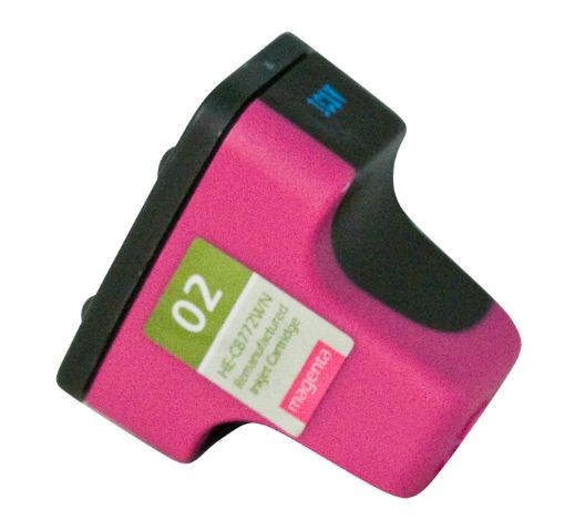 Picture of Remanufactured C8772WN (HP 02) Magenta Inkjet Cartridge (500 Yield)