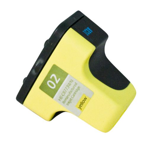 Picture of Remanufactured C8773WN (HP 02) Yellow Inkjet Cartridge (500 Yield)