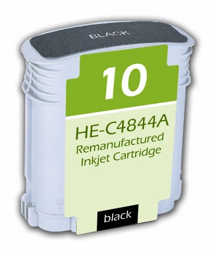 Picture of Remanufactured C4844A (HP 10) Black Inkjet Cartridge (2200 Yield)