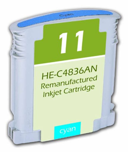Picture of Remanufactured C4836A (HP 11) Cyan Ink Cartridge (1750 Yield)