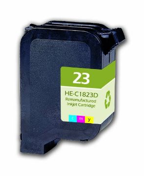 Show details for Remanufactured C1823D (HP 23) Color Inkjet Cartridge Picture of Remanufactured C1823D (HP 23) Color Inkjet Cartridge
