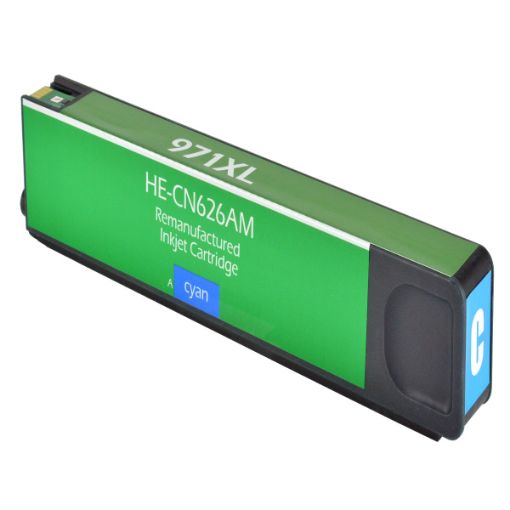 Picture of Remanufactured CN626AM (HP 971XL) High Yield Cyan Ink Cartridge (6600 Yield)