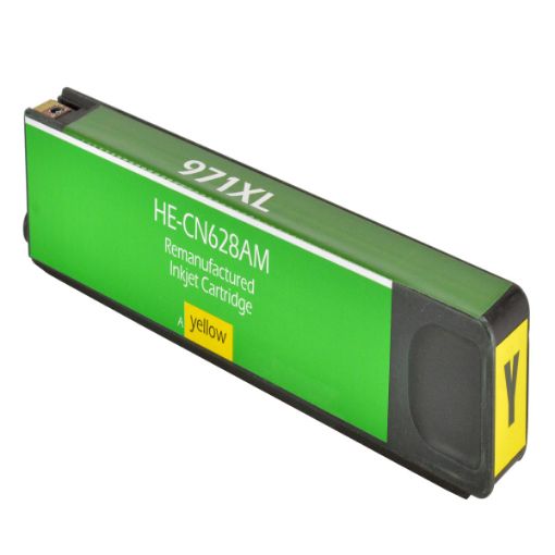 Picture of Remanufactured CN628AM (HP 971XL) High Yield Yellow Ink Cartridge (6600 Yield)