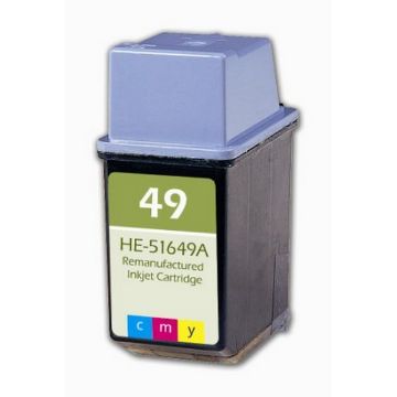 Show details for Remanufactured 51649A (HP 49) Tri-Color Inkjet Cartridge (315 Yield) Picture of Remanufactured 51649A (HP 49) Tri-Color Inkjet Cartridge (315 Yield)