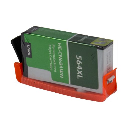 Picture of Remanufactured CN684WN (HP 564xl) High Yield Black Inkjet Cartridge (550 Yield) With SCC Chip