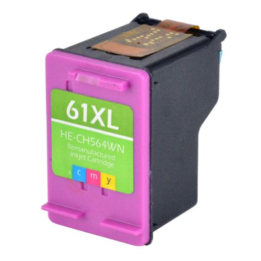 Picture of Remanufactured CH564WN (HP 61XL) High Yield Tri-Color Ink Cartridge (450 Yield)