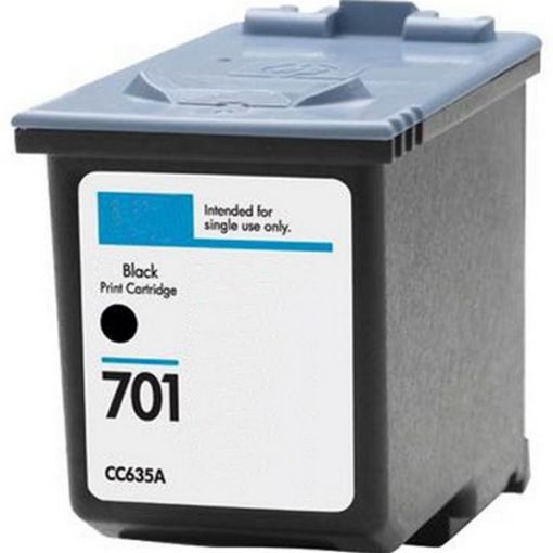 Picture of Remanufactured CC635A (HP 701) Black Inkjet Cartridge (350 Yield)