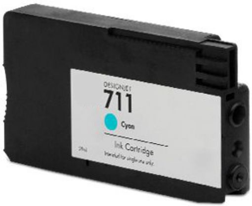 Picture of Remanufactured CZ130A (HP 711A) Cyan Inkjet Cartridge (150 ml)