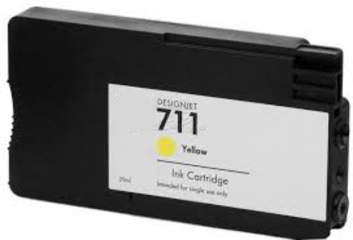 Picture of Remanufactured CZ132A (HP 711A) Yellow Inkjet Cartridge (150 ml)