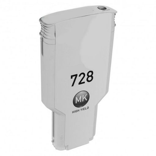 Picture of Remanufactured F9J68A (HP 728) Black Ink Cartridge (300-ml)