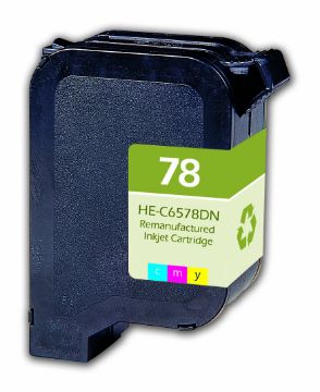 Show details for Remanufactured C6578DN (HP 78) Color Inkjet Cartridge (560 Yield) Picture of Remanufactured C6578DN (HP 78) Color Inkjet Cartridge (560 Yield)
