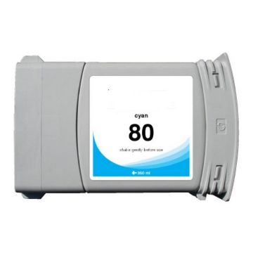 Show details for Remanufactured C4846A (HP 80XL) Cyan Inkjet Cartridge Picture of Remanufactured C4846A (HP 80XL) Cyan Inkjet Cartridge