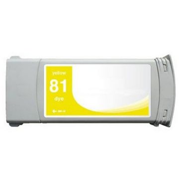 Show details for Remanufactured C4933A (HP 81) Yellow Inkjet Cartridge Picture of Remanufactured C4933A (HP 81) Yellow Inkjet Cartridge